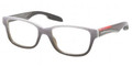 Prada Sport PS06CV Eyeglasses JAQ1O1 GRAY Grad (5417)