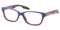 PRADA SPORT PS 06CV Eyeglasses JAR1O1 Blue 52-17-140