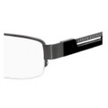 Armani Exchange 127 Eyeglasses 0V81 Shiny Dark Ruthenium Blk (5118)