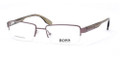 HUGO BOSS 0159 Eyeglasses 0SIF Opaque Olive Grn Crystal 52-18-135