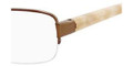 Liz Claiborne 343 Eyeglasses 01B0 Light Gold Pearl (5217)