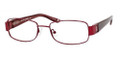 LIZ CLAIBORNE 348 Eyeglasses 0FF2 Ruby 51-18-130