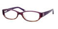 LIZ CLAIBORNE 375 Eyeglasses 0R3Y Violet Br 52-16-130
