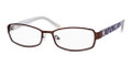 LIZ CLAIBORNE 378 Eyeglasses 0DE2 Choco Floral 50-17-130