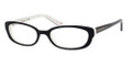 KATE SPADE BERGET Eyeglasses 0RD7 Blk Ivory 49-17-135