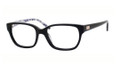 KATE SPADE LINA Eyeglasses 0X02 Blk Cream Floral 50-17-135