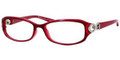 DIOR 3177 Eyeglasses 0J2Y Transp Red 52-15-125