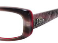 DIOR 3227 Eyeglasses 0O91 Gray Horn Red 52-15-140