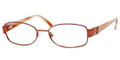 SAKS FIFTH AVENUE 235 Eyeglasses 0EM6 Bronze Apricot 54-18-135