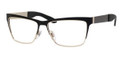 YVES SAINT LAURENT 6365 Eyeglasses 096C Blk Gold 55-15-140