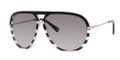 DIOR CROISETTE 2/S Sunglasses 0DWX Blk Striped Palladium 61-12-135