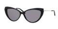 YVES SAINT LAURENT 6346/S Sunglasses 02M9 Blk Gray 56-15-135