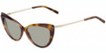 Yves Saint Laurent 6346/S Sunglasses 02N05L Havana Grn Gold/C (5615)