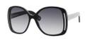 MARC JACOBS 408/S Sunglasses 0CTP Blk Gray Br 58-16-135