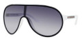 GUCCI 1004/S Sunglasses 0WRP Blk Wht 00-00-120