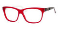 GUCCI 3543 Eyeglasses 05KD Red Blk Red Grn 55-13-135