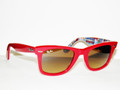 Ray Ban RB2140 Sunglasses 1133/85 RED ON PATCHWORK