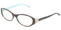 Tiffany & Co Eyeglasses TF 2067B 8134 Havana Blue 55MM