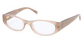 Prada Eyeglasses PR 03PV MAR1O1 Opal Olive Grn 51MM