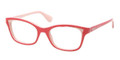 Prada Eyeglasses PR 05PV KAX1O1 Red Pink 52MM