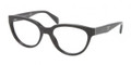 Prada Eyeglasses PR 10PV 1AB1O1 Blk 50MM