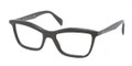 Prada Eyeglasses PR 17PV 1AB1O1 Blk 52MM