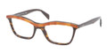 Prada Eyeglasses PR 17PV MA41O1 Light Havana 54MM