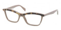 Prada Eyeglasses PR 17PV MA61O1 Havana Br 52MM