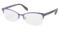 Prada Eyeglasses PR 60PV MA21O1 Violet Slv 54MM