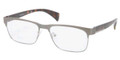 Prada Eyeglasses PR 61PV LA81O1 Matte Gunmtl 53MM