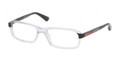 Prada Sport Eyeglasses PS 01DV 2AF1O1 Blk Crystal 51MM