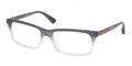 Prada Sport Eyeglasses PS 02CV JAU1O1 Striped Gray 55MM