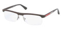 Prada Sport Eyeglasses PS 04CV NAT1O1 Br 55MM
