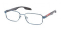 Prada Sport Eyeglasses PS 52DV ZYI1O1 Blue 52MM