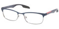 Prada Sport Eyeglasses PS 54DV MA01O1 Gunmtl 51MM