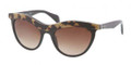 Prada Sunglasses PR 06PS MA56S1 Havana Blk 54MM