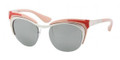 Prada Sunglasses PR 61OS 1BC7W1 Slv Red 49MM