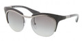 Prada Sunglasses PR 68OS 5AV3M1 Gunmtl Blk 49MM