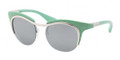 Prada Sunglasses PR 68OS KAV1B0 Steel Grn 49MM