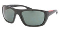Prada Sport Sunglasses PS 01OS 1BO3O1 Blk Sand 61MM