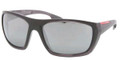 Prada Sport Sunglasses PS 01OS JAN7W1 Smoke Sand 61MM