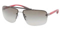 Prada Sport Sunglasses PS 52OS 5AV3M1 Gunmtl 64MM
