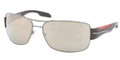 Prada Sport Sunglasses PS 53NS 7JO1C0 Gunmtl 65MM