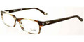 Ray Ban Eyeglasses RX 5187 5163 Azure Transp Brow Demo Lens 50MM
