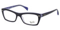 Ray Ban Eyeglasses RX 5255 5190 Top Blk On Lilac Demo Lens 51MM