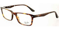 Ray Ban Eyeglasses RX 5288 2012 Dark Havana Demo Lens 50MM