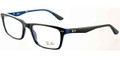 Ray Ban Eyeglasses RX 5288 5137 Top Grey On Blue Demo Lens 50MM