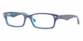 Ray Ban Jr Eyeglasses RY 1530 3587 Blue Azure Transp 46MM