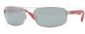 Ray Ban Sunglasses RB 3445 005/40 Matte Slv Crystal Grey Mirror 64MM