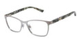 Dolce Gabbana Eyeglasses DG 1244P 1228 Dark Slv Demo Lens 51MM
